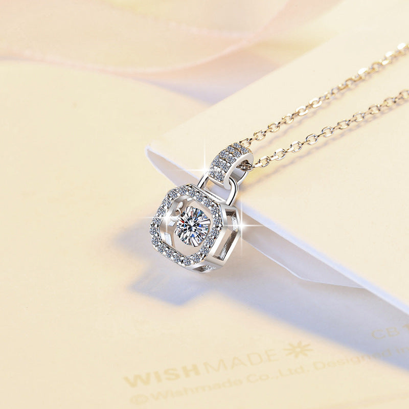 Damen Anhänger mit diamantähnlichem Design Shop Nory