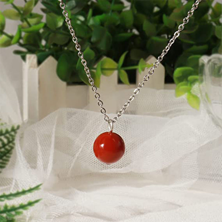 Damen Halskette mit hochwertigem Anhänger aus Edelstein Shop Nory