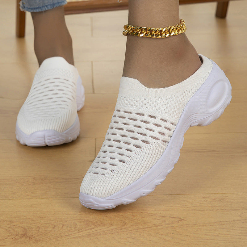 Damen Atmungsaktive Strick-Slipper-Sneaker mit stoßdämpfender Leichtsohle Shop Nory