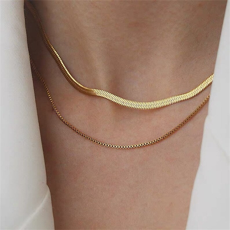 Damen Halskettenset aus hochwertigem Edelstahl mit elegantem Design Shop Nory