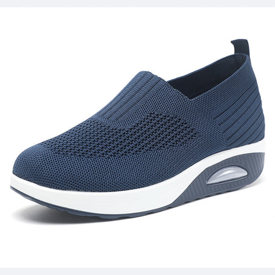 Damen Bequeme und luftige Slip-On Sneaker mit Dämpfungstechnologie