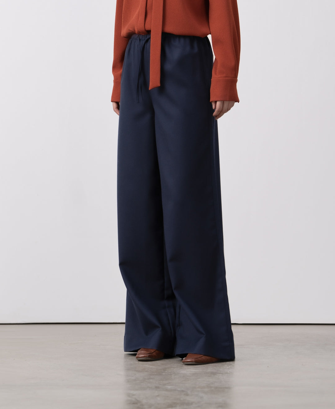 Damen Hochtaillierte Weite Hosen Shop Nory