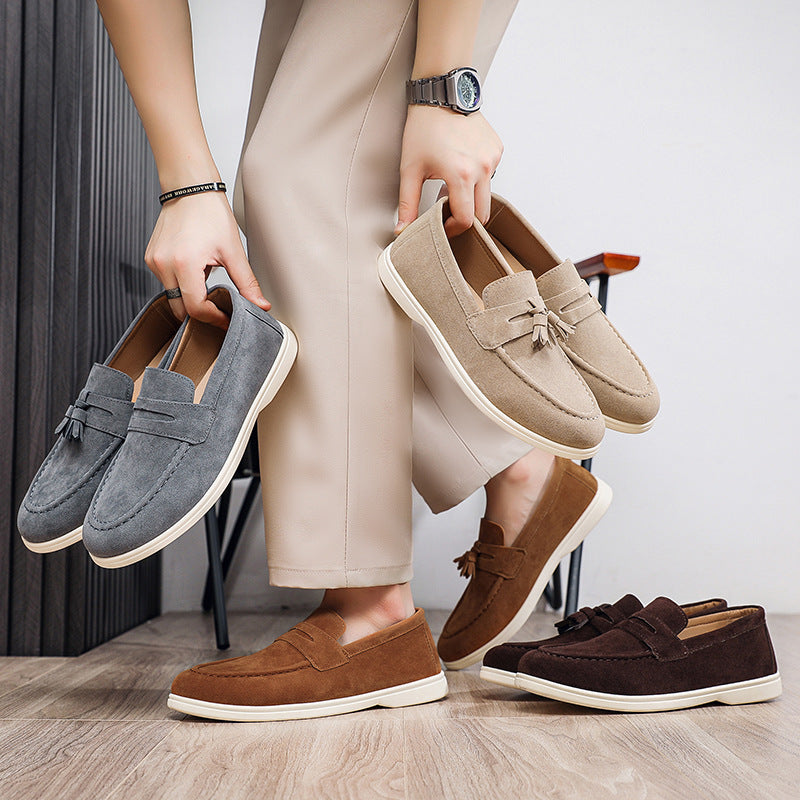 Herren Elegante Mokassins mit Quasten Shop Nory