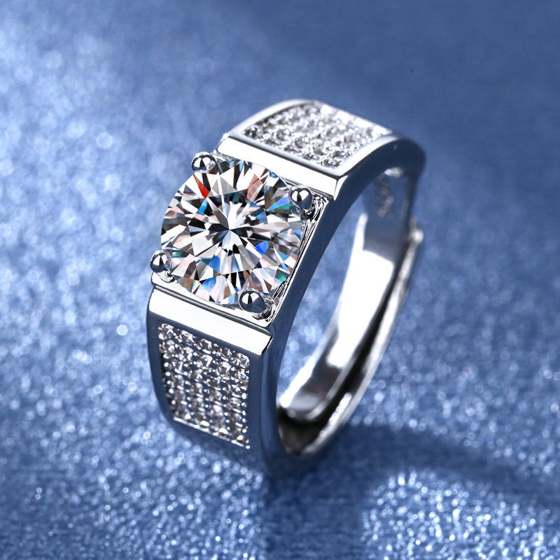 Damen Eleganter Ring mit funkelndem Zirkonia und modernem Design Shop Nory