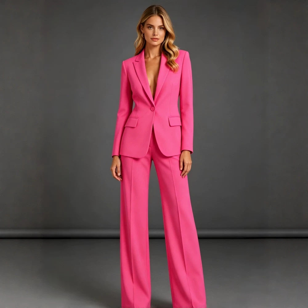 Damen Eleganter Anzug mit weitem Bein