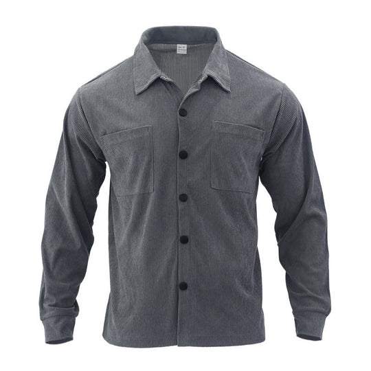 Herren Hochwertige Cordjacke mit praktischen Brusttaschen