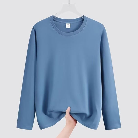 Damen Lässiges Langarmshirt aus atmungsaktiver Baumwolle Shop Nory