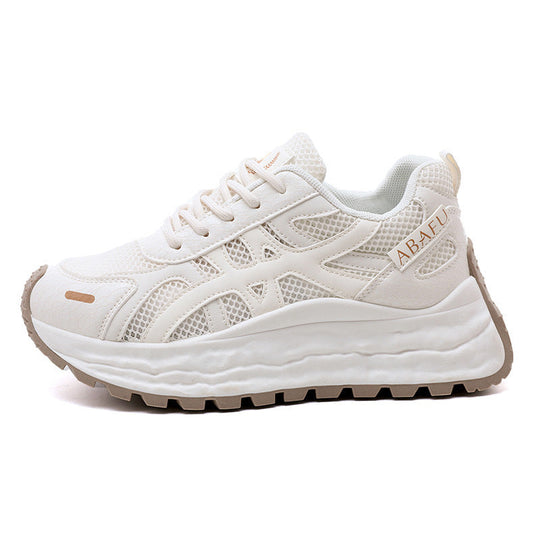 Damen Sneakers mit atmungsaktivem Mesh-Obermaterial und dämpfender Laufsohle