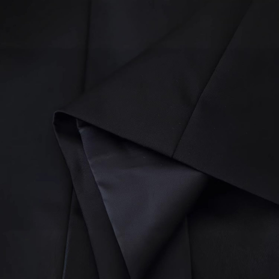 Damen Taillierte Kurzjacke im Mandarinstil mit dekorativen Zierknoten Shop Nory