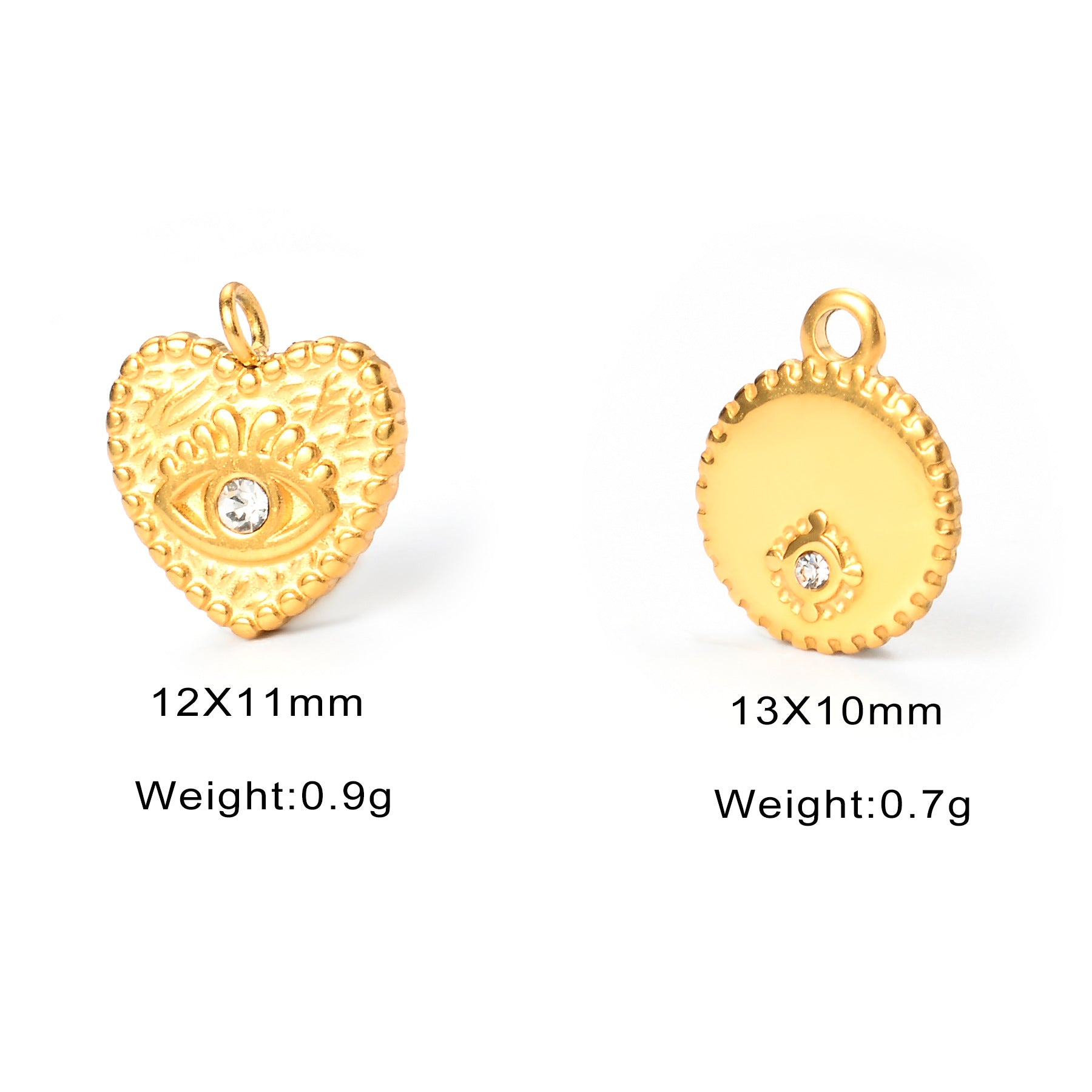Damen Anhänger mit Herzform und Auge Shop Nory