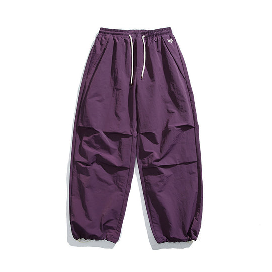 Herren Baggy-Cargo-Hose mit elastischem Tunnelzugbund, Kordelzug und verstellbaren Saumbündchen Shop Nory