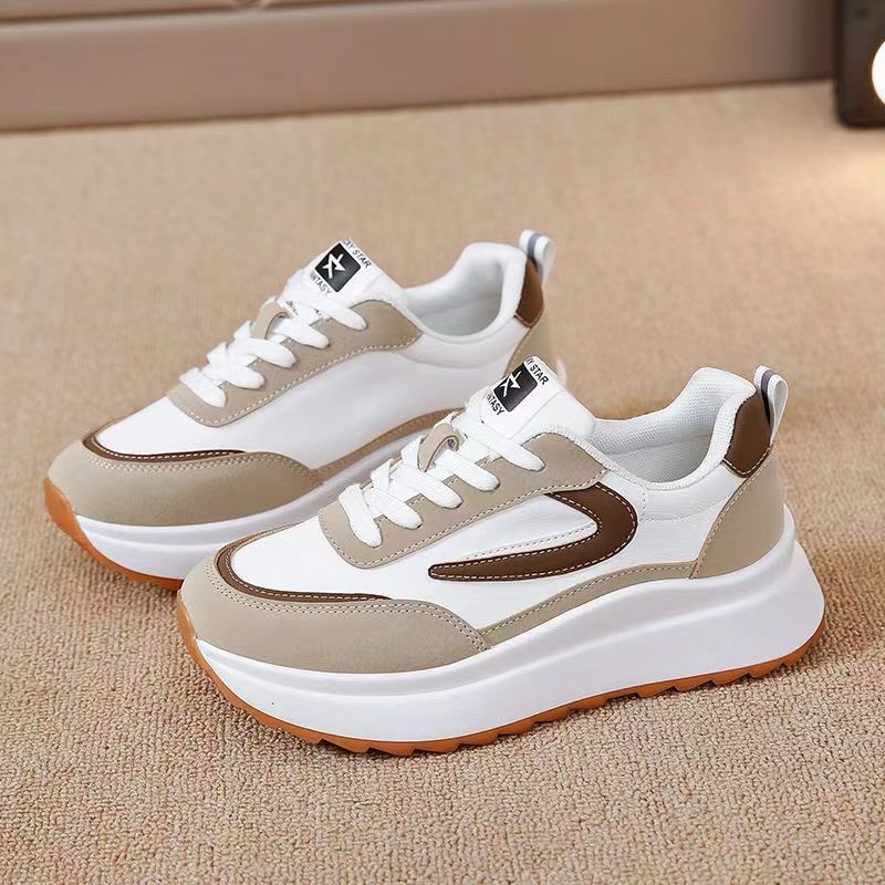 Damen Sportliche Sneakers mit modischer Profilsohle und atmungsaktivem Obermaterial