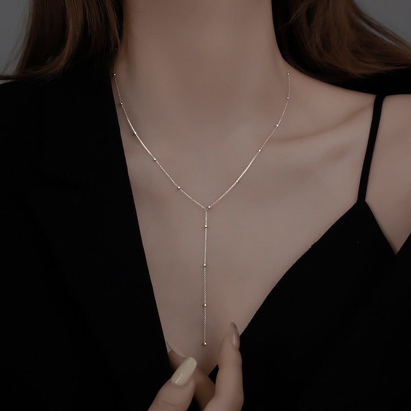 Damen Kette mit funkelnden Zierteilen Shop Nory