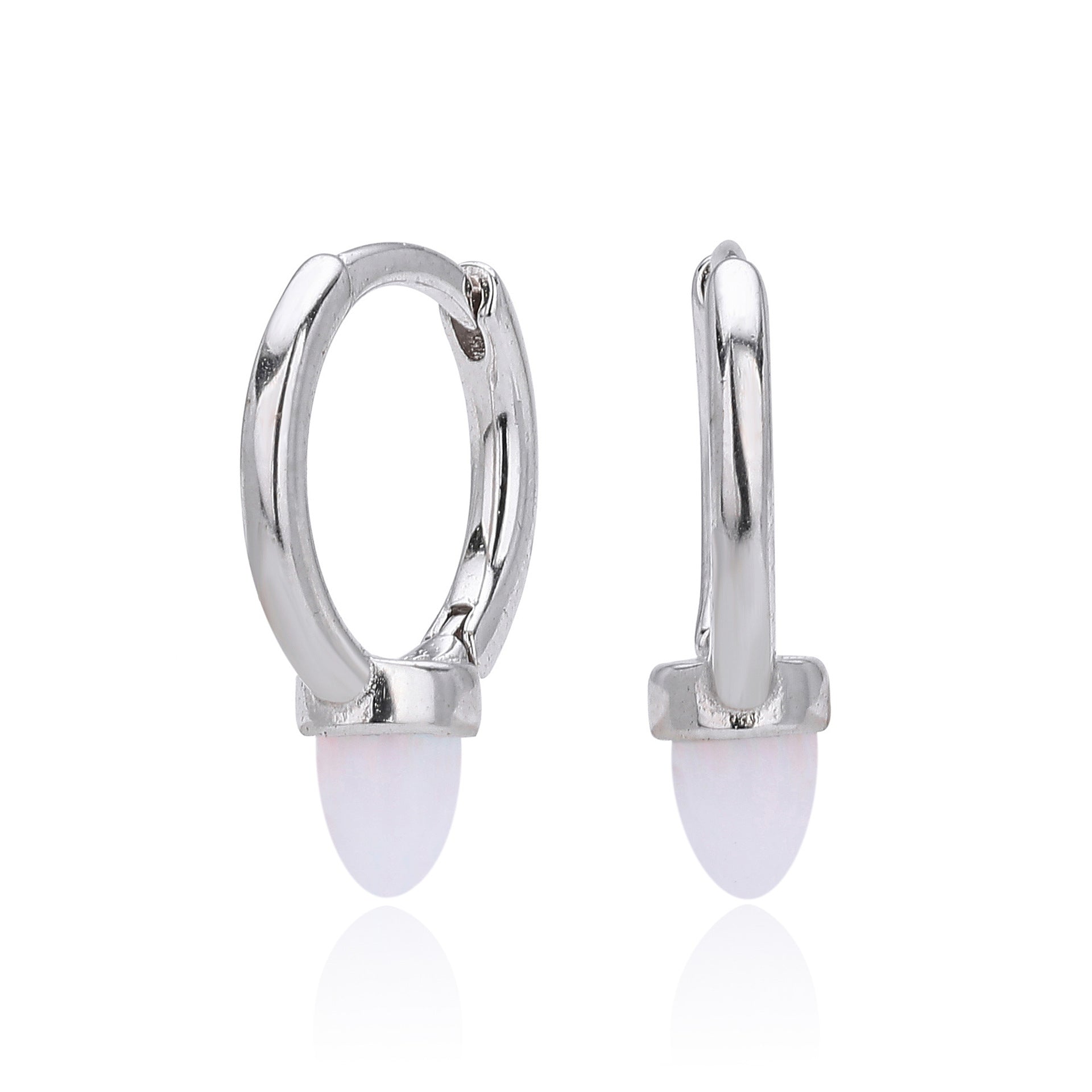 Damen Ohrhänger mit eleganten Opal-Details und hochwertigem 925 Sterling Silber Shop Nory