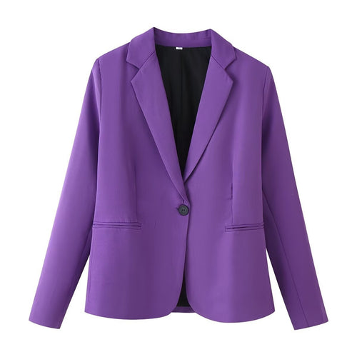 Damen Einreihiger taillierter Blazer mit schmalem Revers und Paspeltaschen Shop Nory