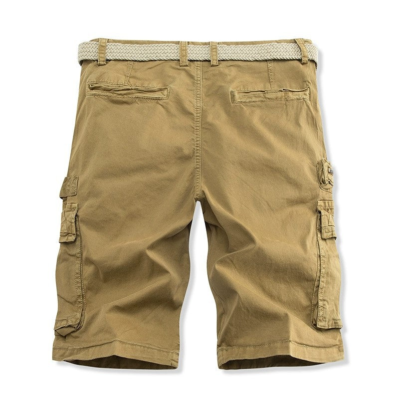 Herren Robuste Multi-Taschen Cargo-Shorts