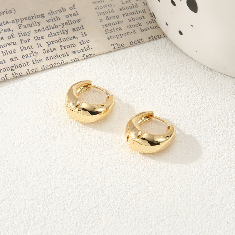 Damen Ohrstecker im luxuriösen Golddesign Shop Nory