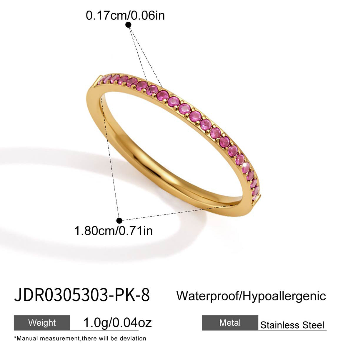 Damen eleganter Schmuckring mit strahlenden Zirkonia Shop Nory