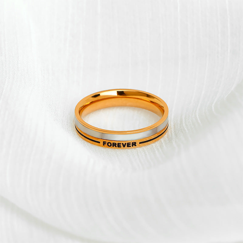 Damen Gravur Ring mit modernem Design Shop Nory