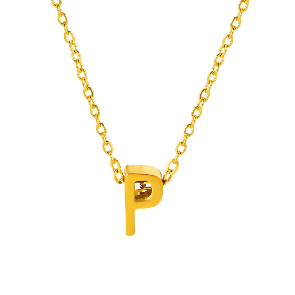 Damen personalisierte Initial Anhänger Halskette Shop Nory