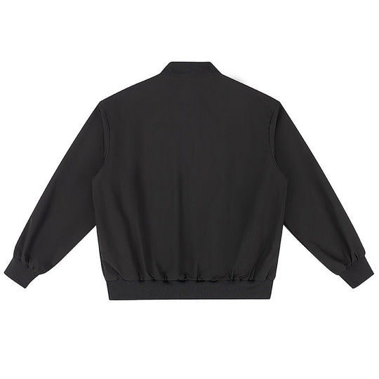 Damen Leichte Bomberjacke mit geripptem Saum, Druckknopfblende und verdeckten Eingrifftaschen Shop Nory