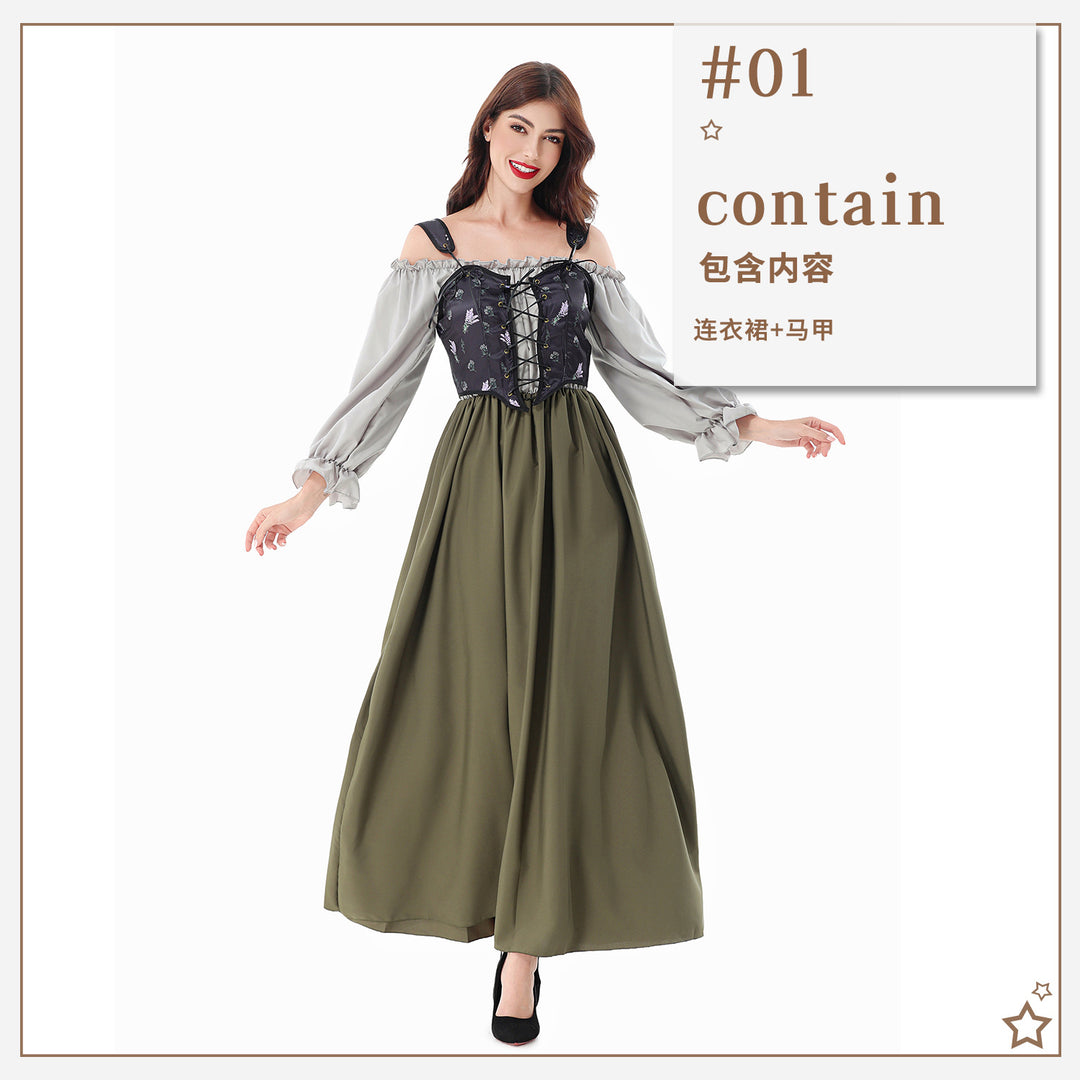 Damen nan Corsagekleid mit Schnürkorsett und schulterfreiem Blusentop Shop Nory