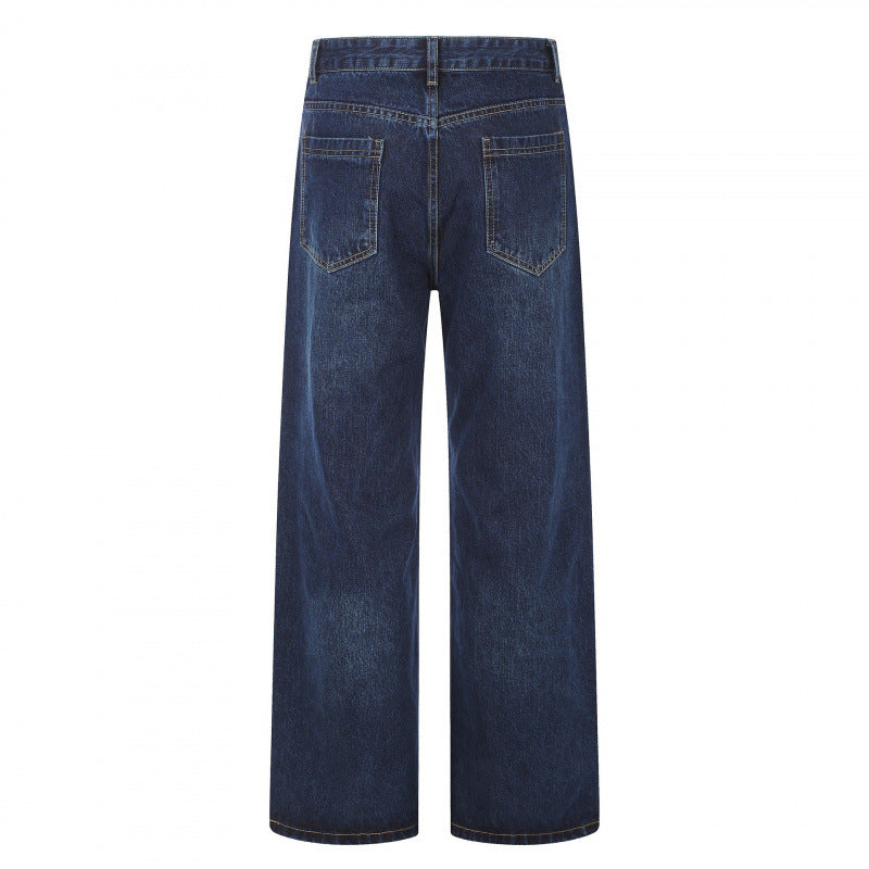 Damen High‑Waist Jeans mit weitem Bein, Fünf‑Taschen und lockerem Schnitt Shop Nory