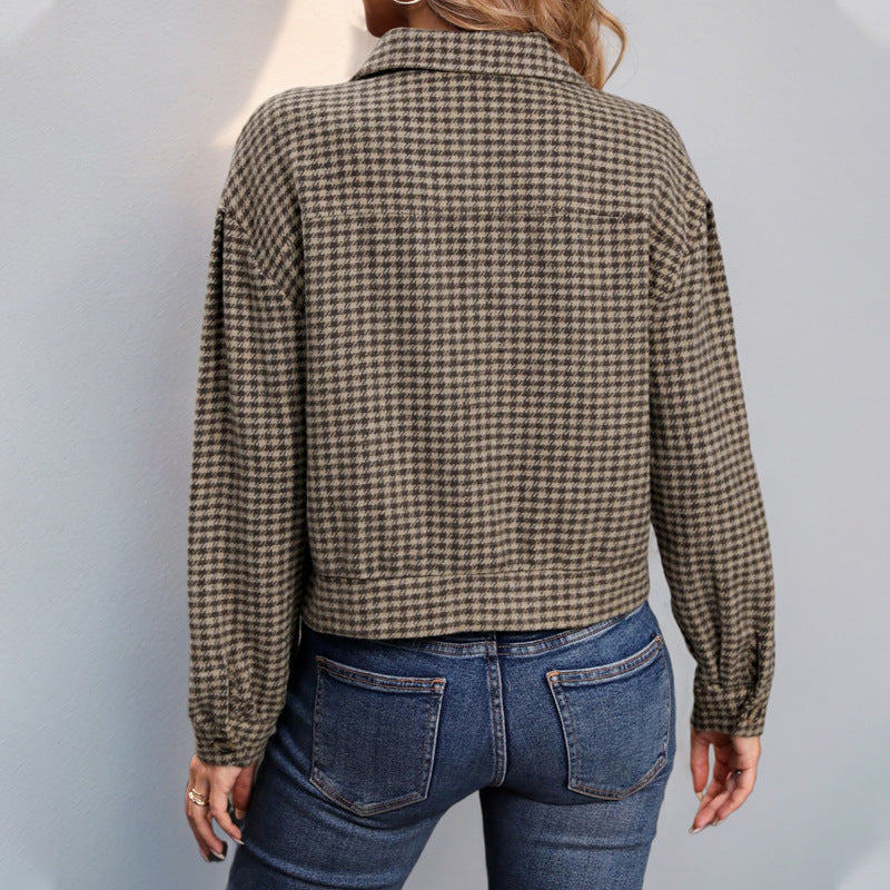 Damen Kariierte Overshirt Shop Nory