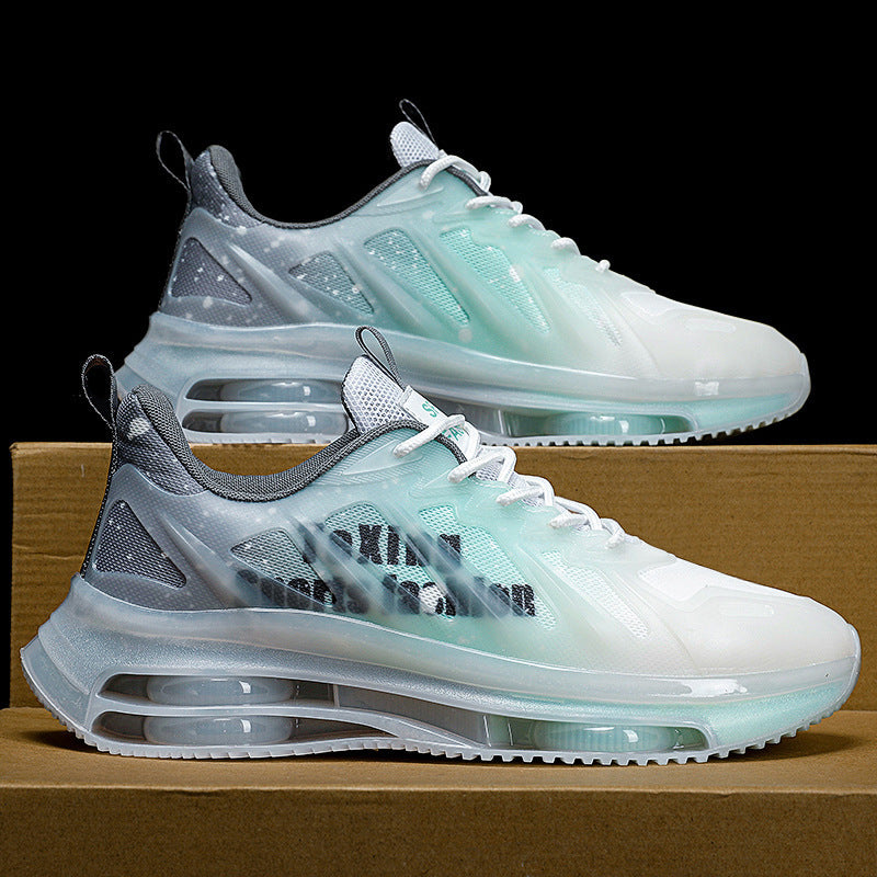 Herren Performance-Laufsneaker mit halbtransparentem Mesh-Obermaterial und sichtbarer Luftkammer Shopy Nory