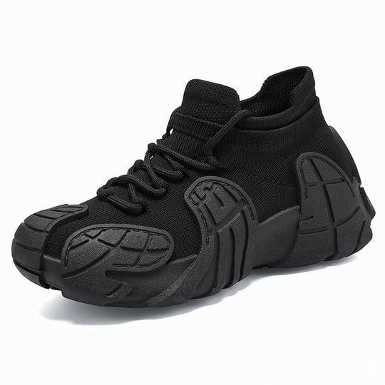 Herren nan massiver Sneaker mit sockenähnlichem Strickschaft, geformten Gummiapplikationen und griffiger Profilsohle Shop Nory