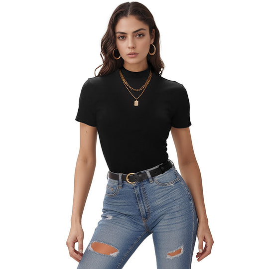 Damen High-Waist Straight-Jeans mit Destroyed-Kniepartie und schmaler Hüftpassform Shop Nory