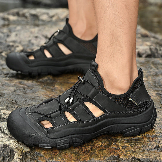 Herren Sportliche Wasserschuhe mit rutschfester Sohle und atmungsaktivem Obermaterial