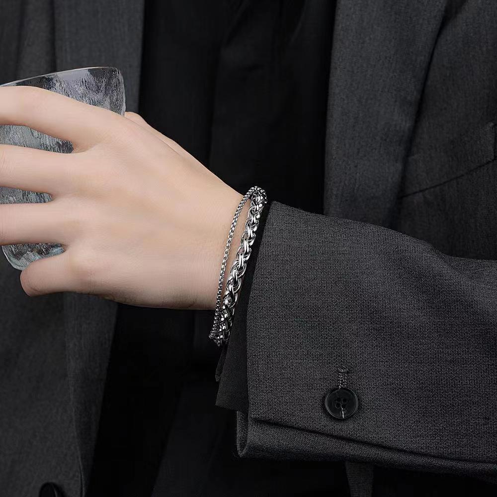 Herren Armbanduhr mit künstlerischem Ketten-Design Shop Nory