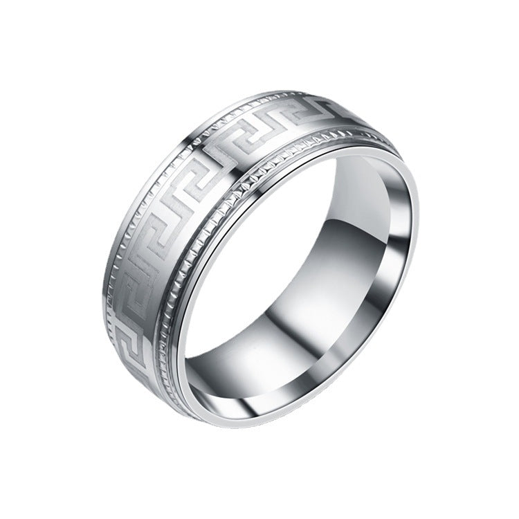 Herren Ring mit elegantem und kunstvollem Muster Shop Nory
