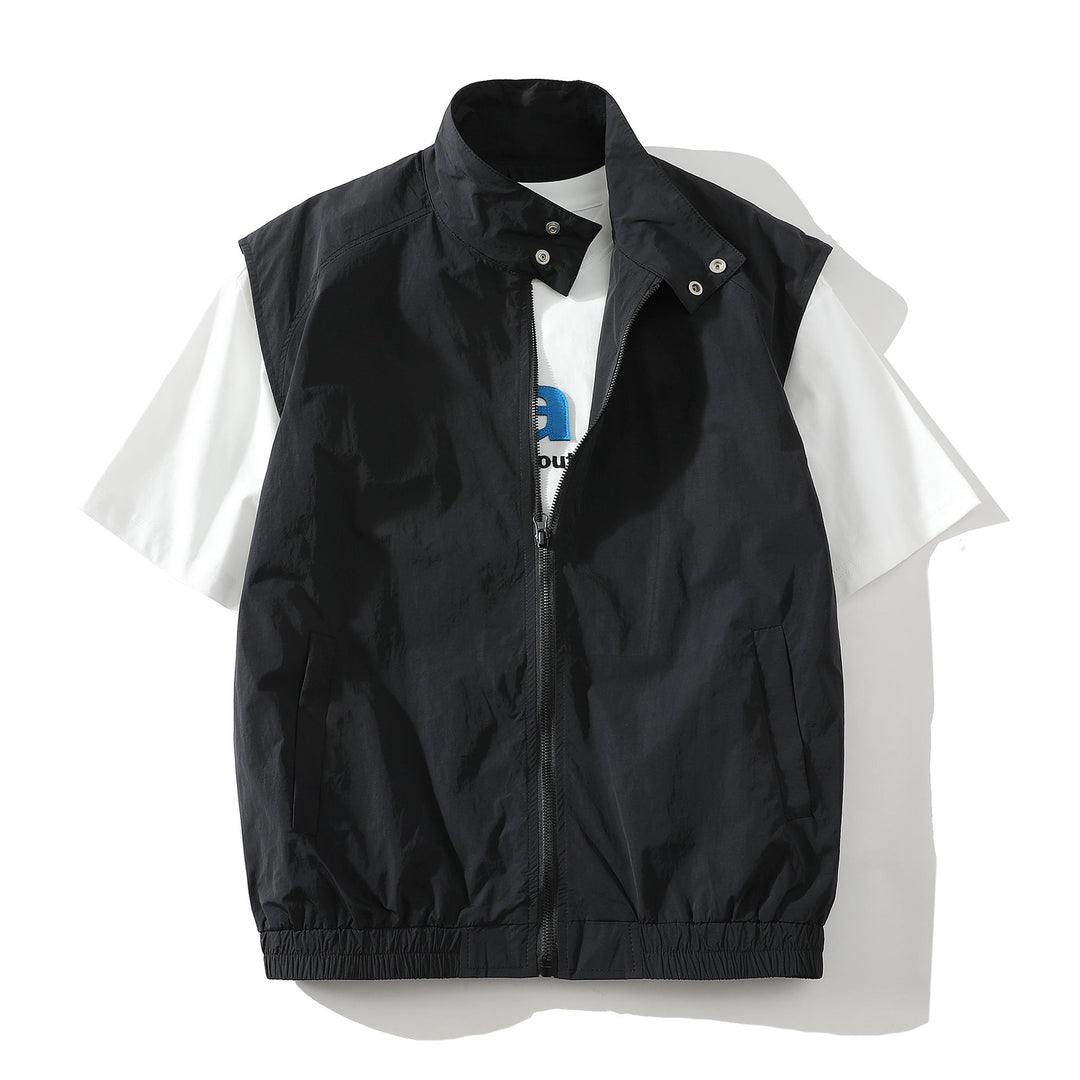 Herren trendige ärmellose Jacke mit modernem Design