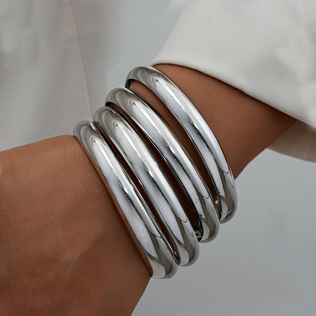 Damen Armreif-Set mit modernen und eleganten Designelementen Shop Nory