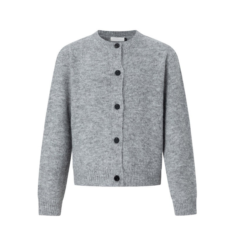 Damen Klassische Strickjacke mit Knopfleiste Shop Nory