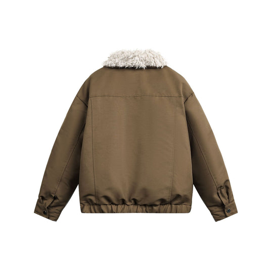 Herren Kurzblouson im Field‑Look mit voluminösem Teddy‑Umlegekragen Shop Nory