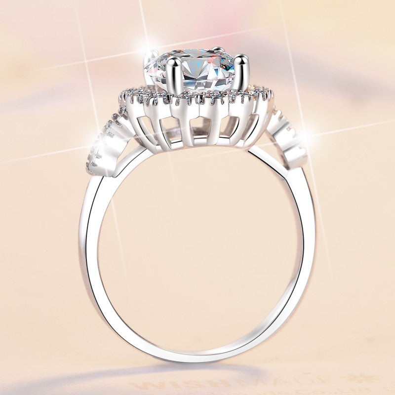 Damen Eleganter Ring mit funkelndem Zirkonia Shop Nory