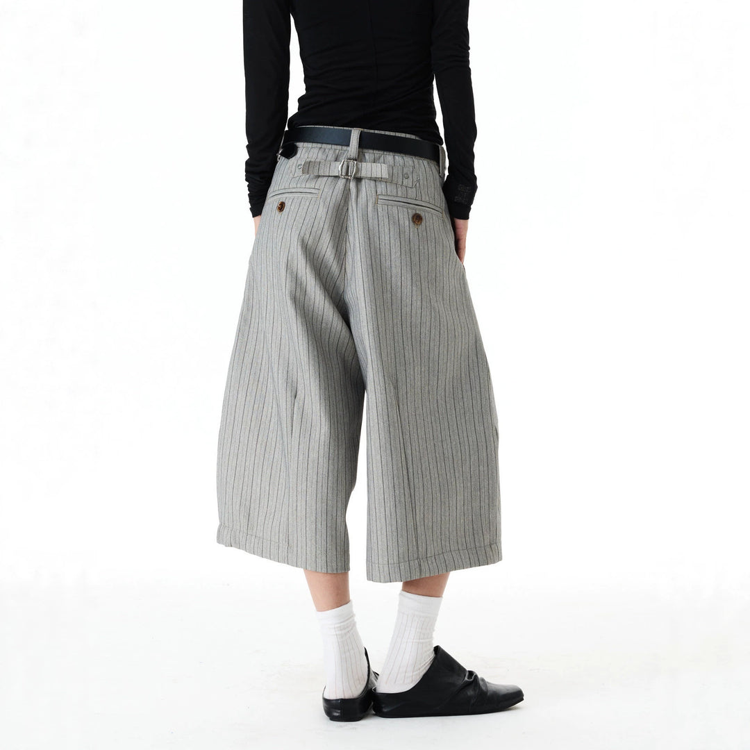 Damen Weitgeschnittene Streifenhose Shop Nory