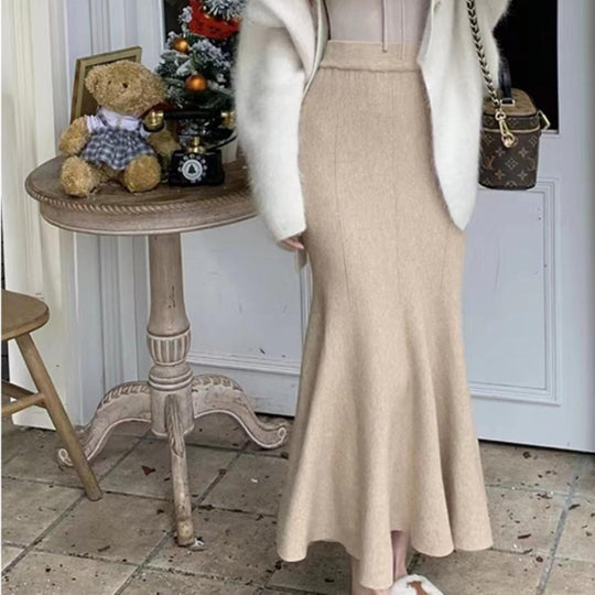 Damen Eleganter und schwingender Maxirock Shop Nory