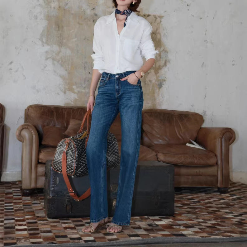 Damen Stilvolle Leinenbluse Shop Nory