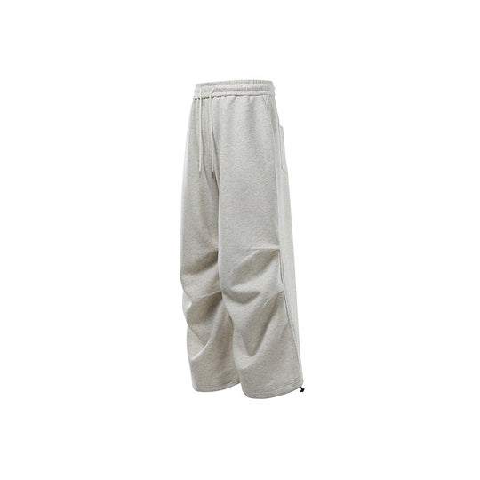 Unisex Weite Sweat-Cargohose mit Ebenenpasse, elastischem Kordelbund und verstellbarem Saum Shop Nory