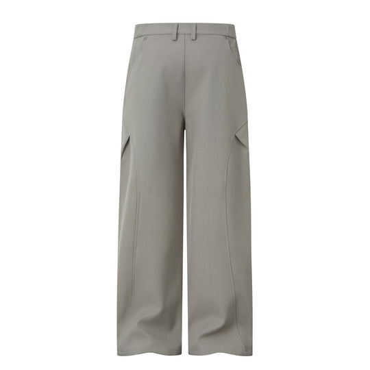 Damen Weite Bundfalten-Hose mit hohem Bund und weitem Bein Shop Nory