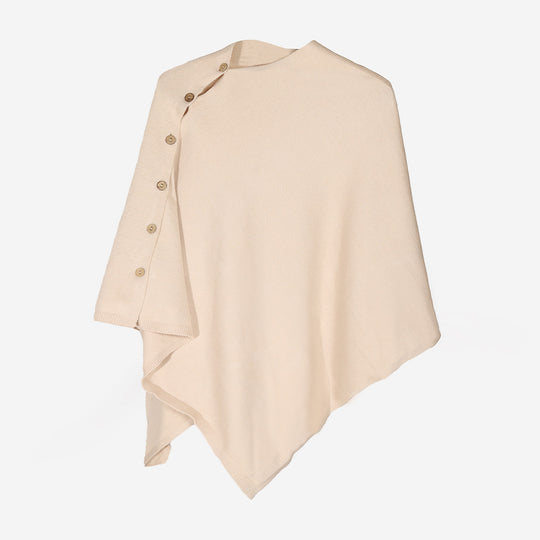 Damen Oversize-Orientalischer Jacquard-Überwurf mit Paisley‑Medaillon und Zierstich Shop Nory