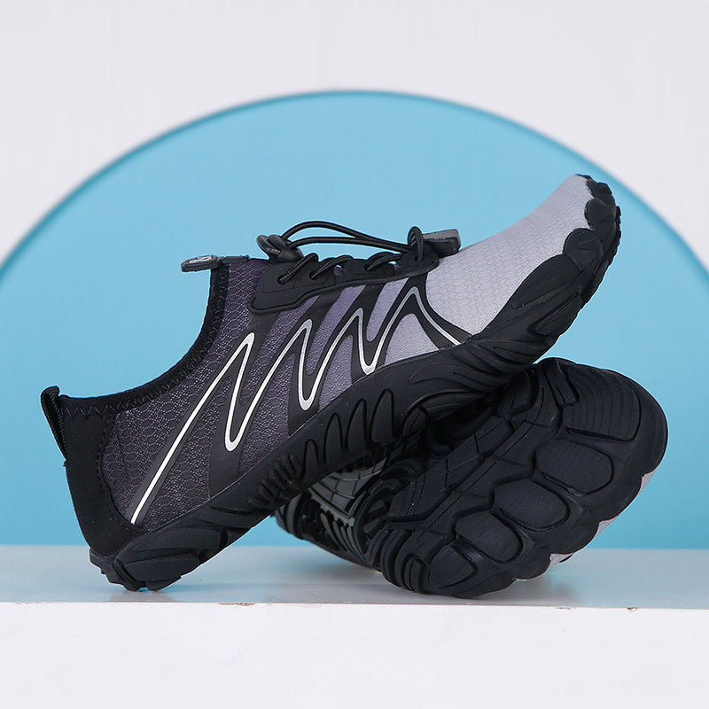Damen Wassersportschuhe mit rutschfester Sohle und elastischem Schnürsystem