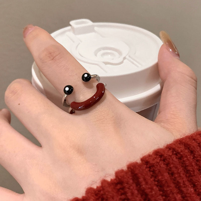 Damen Ring im verspielten Smiley-Design Shop Nory