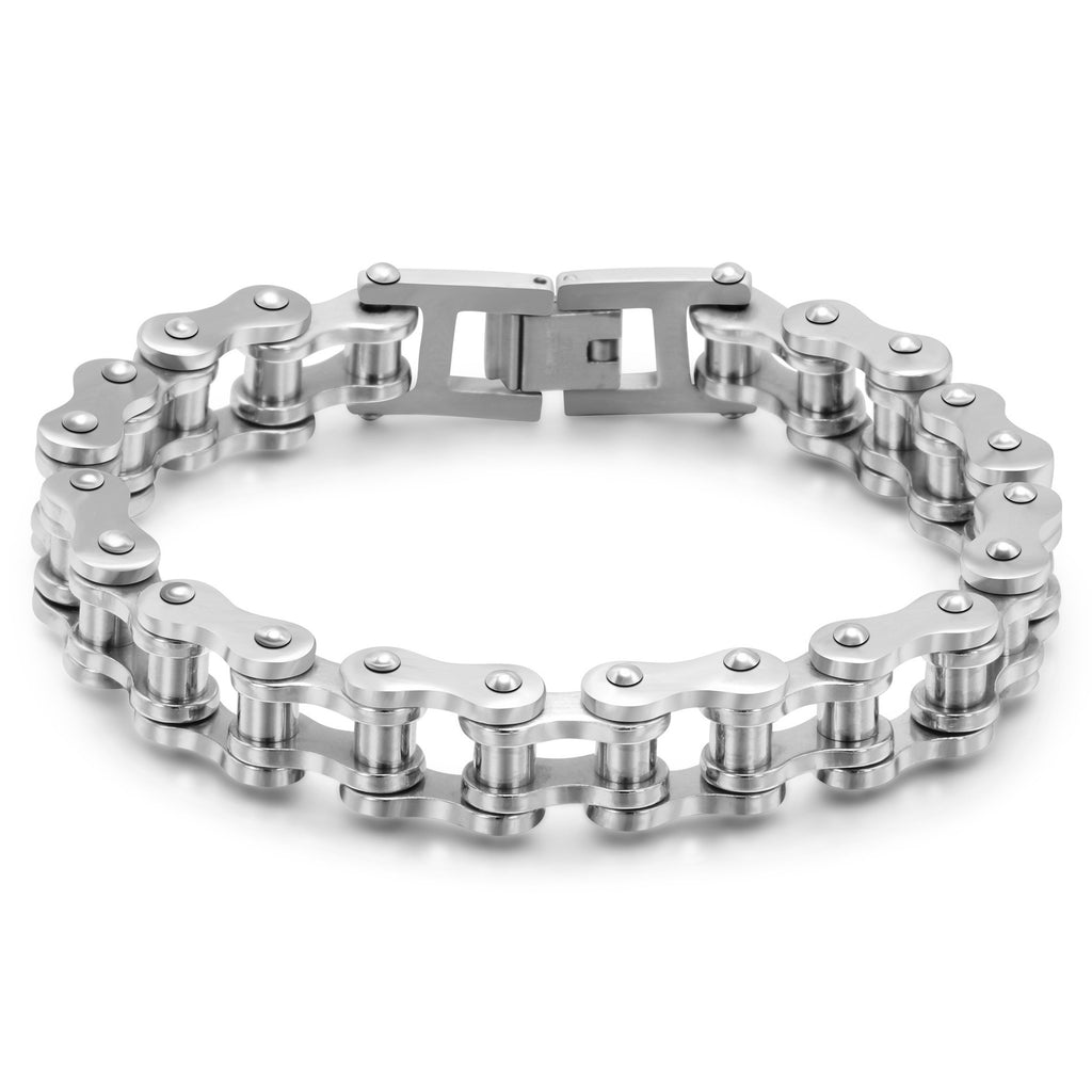 Herren Edelstahl Armband im Kettenlook Shop Nory