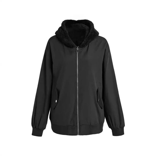 Damen Kuschelige Fleece-Jacke