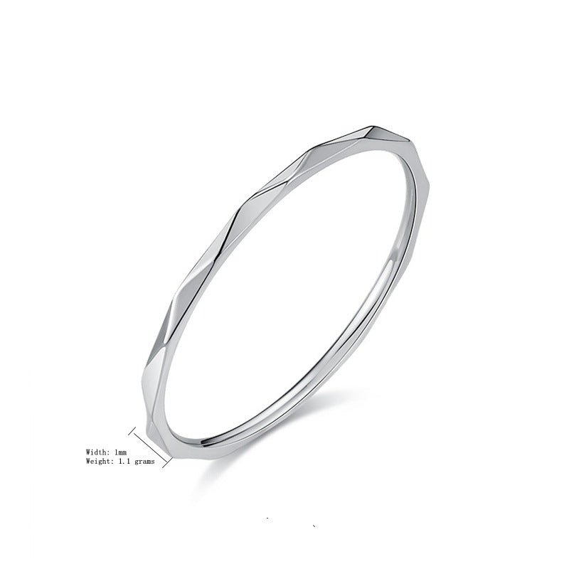 Damen Ring mit kunstvollem geometrischen Muster Shop Nory